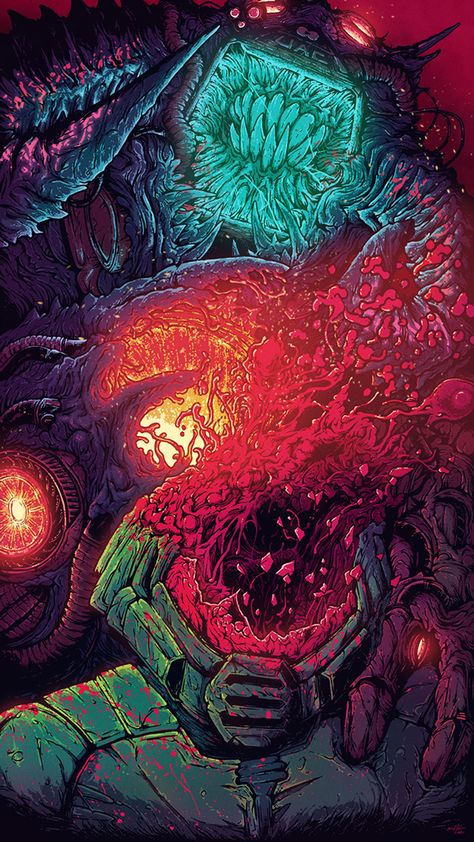 Brock Hofer, Doom 4, Hyper Beast, Computer Game, Computer, Entertainment, Fan Art, Fan