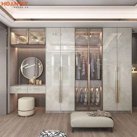 Ideas Dressing Room, Design Ložnic, Dream Closet Design, Closet Design Layout, Modern Cupboard Design, Bedroom Interior Design Luxury, Luxury Closets Design, Wardrobe Interior Design, Designing Ideas