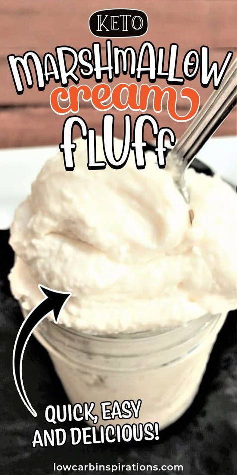 Healthy Marshmallow Fluff, Keto Marshmallow Bread, Keto Marshmallow Cream, Keto Marshmallow Fluff, Keto Fluff Dessert With Pudding, Low Carb Fluff, Keto Marshmallow Recipe, Sugar Free Marshmallow Fluff, Keto Marshmallows