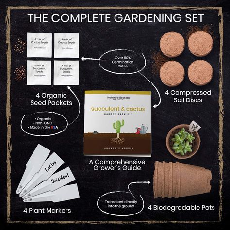 Kitchen Herb Garden Indoor, Diy Seed Starter, Plant Markers Diy, Cilantro Parsley, Seeds Planting, Herbal Tea Garden, Seed Starter Kit, Herb Garden In Kitchen, Unique Vegetables