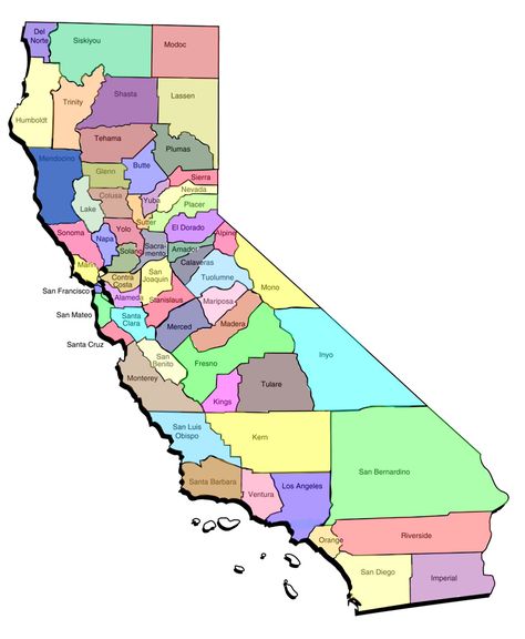 Sylmar California, Cupertino California, Map Of California, Map California, Map Template, National Pet Day, County Map, California Map, United States Map