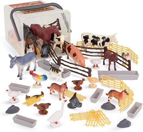 Amazon.com: Animal Toys Farm Animals For Kids, Miniature Farm, Miniature Cows, Farm Animal Toys, Cow Toys, Toy Barn, Educational Toys For Toddlers, Farm Toys, Toy Horse