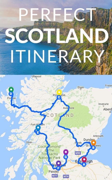 Perfect Scotland Itinerary | Wanderlust Crew Cheap Flights To Europe, Scotland Itinerary, Prestige Worldwide, Scotland Vacation, Scotland Road Trip, Destination Travel, Travel Scotland, Ireland Trip, Vacation Locations