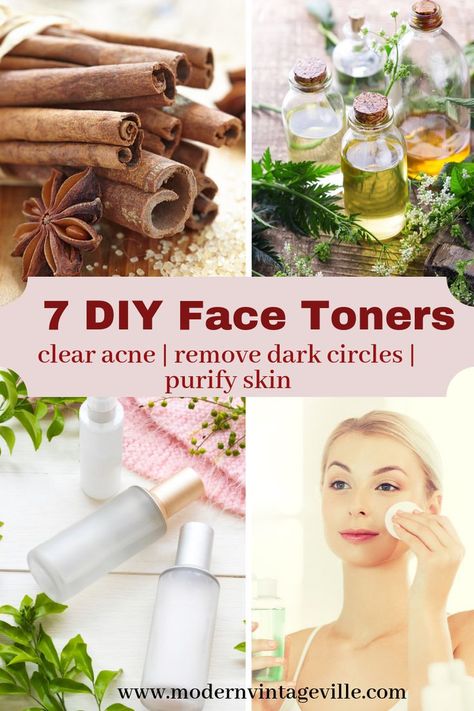 It is very easy to make your own facial toner with simple ingredients.  DIY toners are suitable for any skin type and will give you flawless glowing skin. Toners Skin Care, Diy Toner Face, Homemade Face Toner, Natural Face Toner, Homemade Toner, Diy Toner, Natural Toner, Diy Facial, For Glowing Skin