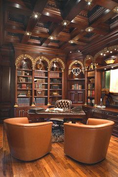 Home Office Photos Old World Tuscan Design, Pictures, Remodel, Decor and Ideas - page 17 Traditional Office Decor, Elegant Home Office, Traditional Home Office, Home Office Library, Kids Thanksgiving, Turkey Trot, Traditional Office, Man Office, Games Kids