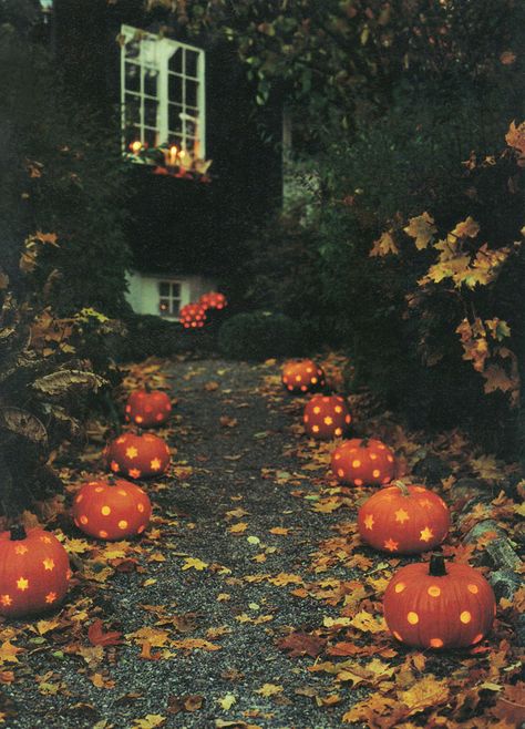 Halloween Walkway. Fall Decoration, Season Of The Witch, Fall Feels, Fall Pictures, Best Seasons, Vintage Market, Autumn Cozy, Autumn Aesthetic, Hallows Eve