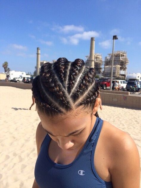 40+ Super Cute And Creative Cornrow Hairstyles You Can Try Today - EcstasyCoffee Cornrow Hairstyle, Cornrows Braids For Black Women, Goddess Braids Hairstyles, Stunning Hairstyles, Long Hairstyle, Hair Patterns, Feed In Braid, Trendy Hairstyle, Braids For Black Women