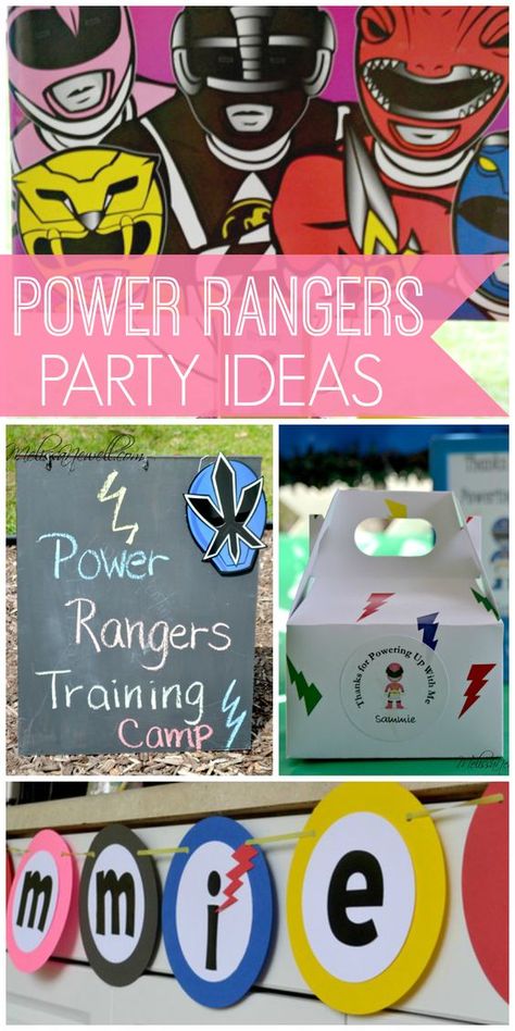 Power Ranger Cupcakes, Power Rangers Party, Power Rangers Theme, Power Rangers Birthday, Festa Power Rangers, Power Ranger Birthday Party, Power Ranger Party, Power Ranger Birthday, Party Ideas For Kids