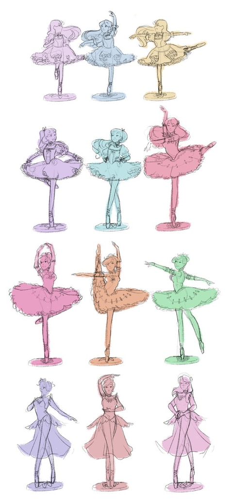 Twirl Reference Pose, Villain Sketch Poses, Anime Ballet Poses, Cheerleading Poses Drawing, Dynamic Ballerina Poses, Ballgown Poses Drawing Reference, Ballerina Clothes Drawing, Ballerina Figure Drawing, Disney Princess Body Base