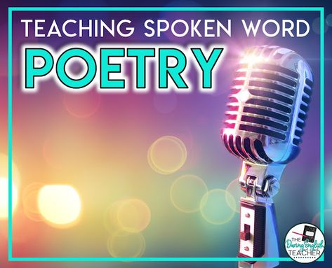 Teaching Spoken Word Poetry in the Classroom Word Poetry, Poetry Projects, Teaching Language, Spoken Word Poetry, Teaching Poetry, Language And Literature, High School English, Word Activities, Teaching Strategies