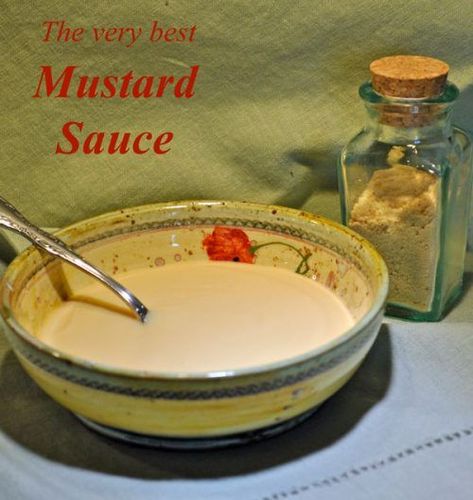 Ham Dipping Sauce, Mustard Sauce For Ham, Mustard Sauce For Pork, Ham Gravy, Ham Sauce, Mustard Dip, Creamy Mustard Sauce, Sandwich Sauces, Honey Baked Ham