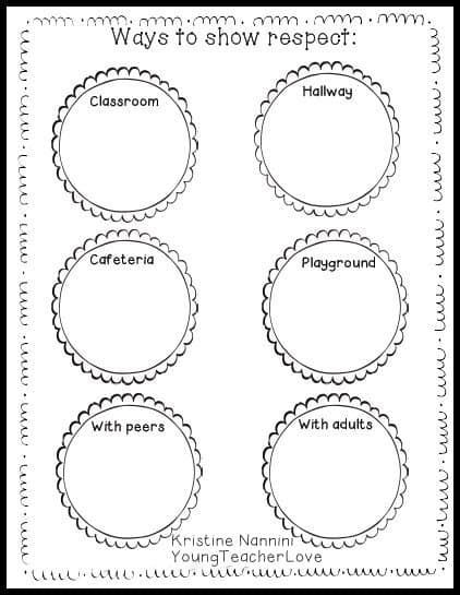 Ways To Show Respect, Respect Lessons, Respect Activities, Grandma Clothes, Student Reflection, Show Respect, Character Counts, Responsive Classroom, Guidance Lessons