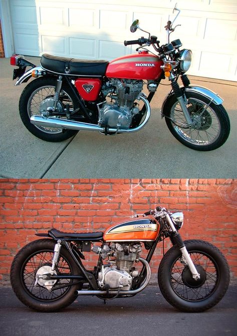 Scrambler Cafe Racer, Cb 750 Cafe Racer, Cb Cafe Racer, Cb 450, Soichiro Honda, Retro Bikes, Cafe Racer Moto, Honda 125, Motor Mobil