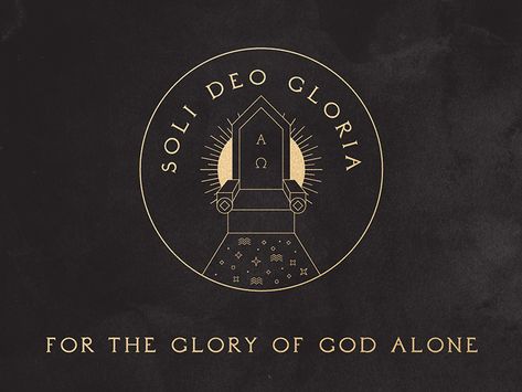 Soli Deo Gloria – 5 Solas of the Protestant Reformation by Christian Hilley Reformation Day, 5 Solas, Christian Graphic Design, Crow Books, Christian Graphics, Protestant Reformation, Church Media Design, Hand Of The King, Dragon Tattoo For Women