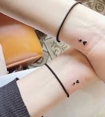 Tattoo Placements, Tattoos Matching, Matching Best Friend Tattoos, Herz Tattoo, Epic Tattoo, Shape Tattoo, Semicolon Tattoo, Bff Tattoos, Парные Тату