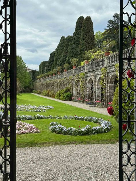 Garden Inspiration from the Italian Lake District | Private Newport Lake Maggiore, Holiday Mantel, Italian Lakes, Princess Caroline Of Monaco, Garden Images, Northern Italy, Terrace Garden, Italian Art, Architectural Features