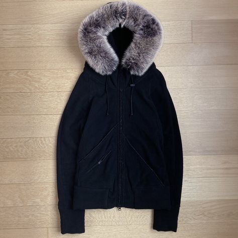 *SOLD* IfSixWasNine Fox Fur Parka Dramatic Fashion, If Six Was Nine, Fur Hoodie, Fur Parka, Men's Outerwear, Fur Hood, Harajuku Fashion, Mens Outerwear, Fox Fur