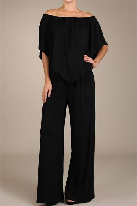 #ad Top Seller for Chatoyant Black 4 Way Convertible Top Jumper Large, Fashion Jumpsuits Convertible Jumpsuit, Bell Pants, Convertible Top, Mode Chic, Bride Clothes, Jumpsuit Fashion, Mode Outfits, Mother Of The Bride Dresses, Look Fashion