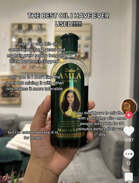 Dabur Amla Hair Oil, Hair Care Aesthetic, Hair Journey Tips, Amla Hair Oil, Aesthetic Tips, 4c Hair Care, Healthy Hair Routine, Curly Hair Care Routine, Natural Hair Growth Tips