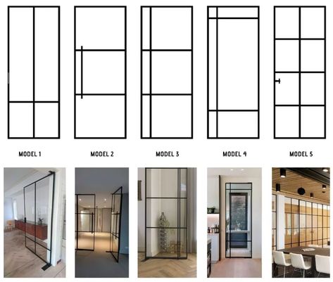 Steel Doors And Windows, Internal Glass Doors, Steel Door Design, Doors Interior Modern, Door Glass Design, Glass Doors Interior, Door Design Modern, Doors And Windows, Window Design