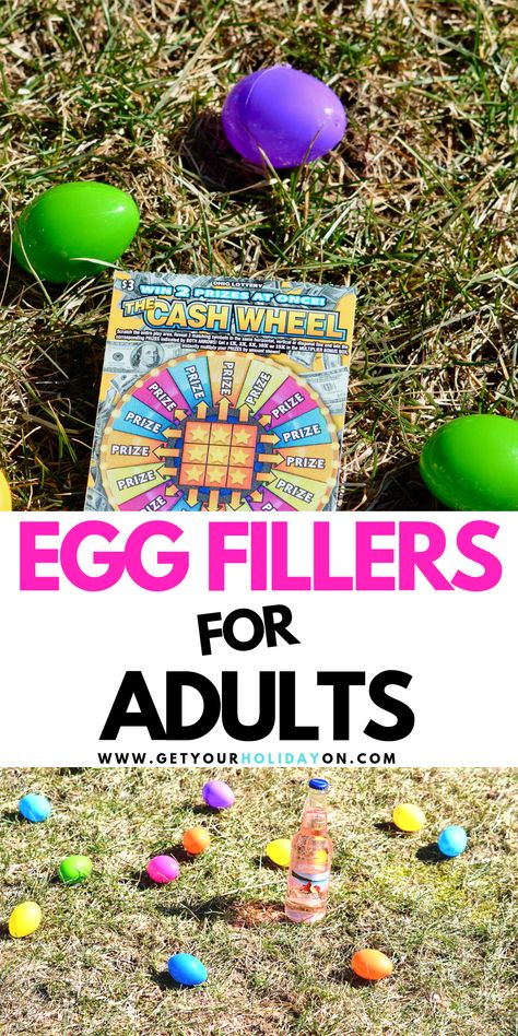 Here is an example of what to put Adult Easter Egg Hunt! That's not all we give your more Easter egg fillers for adults! Get your grown-up Easter egg hunt done in style! #egg #eggfillers #easteregghunt #easter Easter Egg Hunt For Boyfriend, Workplace Easter Egg Hunt, Golden Easter Egg Prize Ideas, Work Easter Egg Hunt Ideas, Office Easter Egg Hunt Ideas, Easter Birthday Party Ideas For Adults, Easter For Young Adults, Easter For Adults Ideas, Adult Easter Egg Filler Ideas