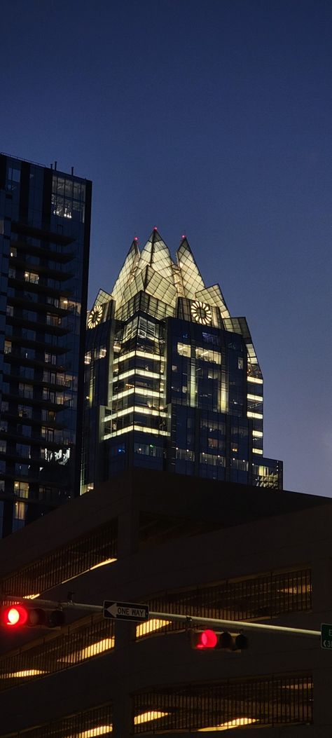 Austin buildings at night Austin Texas At Night, Austin Texas Aesthetic Night, Austin Texas Aesthetic, Buildings At Night, Texas Aesthetic, Downtown Austin Texas, Michael Roberts, Ut Austin, City Sky