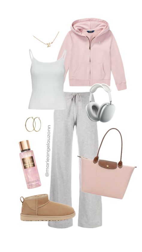 @marieangelauzonn Outfit Inspo For Women, Cute Airport Outfit, Comfy Airport Outfit, Cute Travel Outfits, Airplane Outfits, Day Outfits, Outfit Inspo Casual, Trendy Outfits For Teens, Cute Lazy Day Outfits