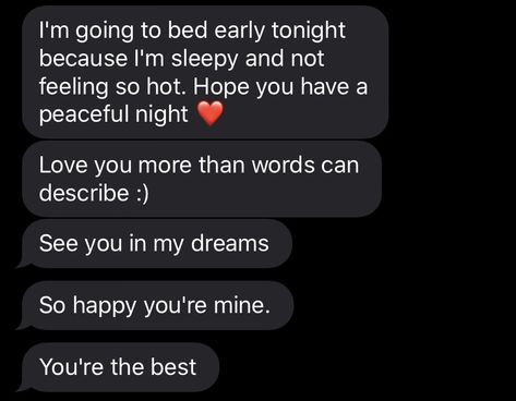 Sleep Messages For Him, Goodnight Cute Message, Goodnight For Him Texts, Night Texts For Him, Good Night Messages For Him Texts, Motivation Text Messages, Cute Ways To Say Goodnight Over Text, Good Night Text For Boyfriend, Cute Good Night Texts For Him