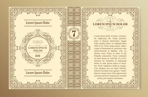 Vintage Book Cover Template, Adobe Indesign Tutorials, Indesign Tutorials, Design For Beginners, Vintage Book Cover, Gold Certificate, Diary Covers, Book Cover Template, Animal Spirit