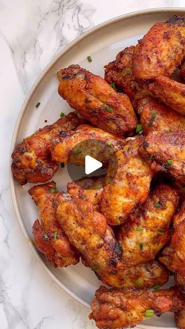 Erin Aronowitz on Instagram: "The BEST Oven Baked Wings out there! Honestly! I posted this recipe last year and so many of you have given it awesome reviews on⏰⏰ app, Instagram, and my website! They do not taste like buffalo wings. The combo of Old Bay, Sazon, and @franksredhot create a delicious and unique flavor! You can find this recipe on my blog www.spinachandbacon.com or by clicking the link in my bio @spinachandbacon Cooking Tips: You can bake these two different ways depending on time. The first way is to cook them at 400F for 40 minutes, then at 425F for 11-13 minutes. Cook them on the top rack. The second way is to cook them at 400F for 45 minutes, then 175F for 40 minutes. This way creates a slightly crispier wing, but it takes a little longer to make it. So, choose what Oven Baked Wings, Crispy Air Fryer Chicken Wings, Baked Wings Oven, Buffalo Wings Recipe, Crispy Air Fryer Chicken, Butter Chicken Recipe Indian, Wings Recipes, Wings Recipe Buffalo, Baked Wings