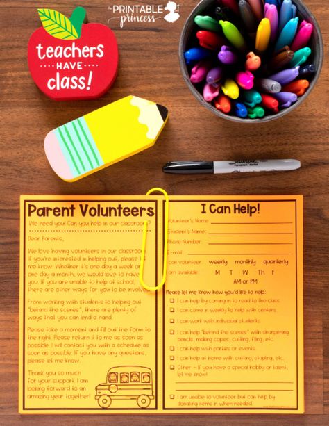 Classroom Volunteer Ideas, Parent Helpers In The Classroom, Classroom Parent Communication, Parent Donations For Classroom, Parent Volunteer Sign Up Sheet, Parent Volunteers In The Classroom, Classroom Volunteer Sign Up Sheet, Parent Volunteer Ideas, Volunteer Sign Up Sheet Printable Free