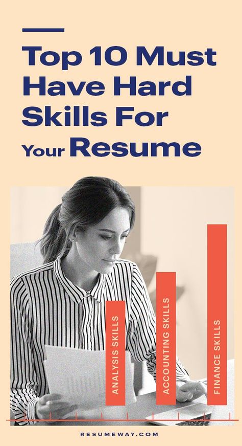 Top 10 Must-Have Hard Skills For Your Resume | Resumeway Resume Skills Examples Customer Service, Resume Skills And Abilities, Hard Skills To Learn, Hard Skills For Resume, Skills To Put On Resume, Skills For Resume, University Application, Hard Skills, Successful Job