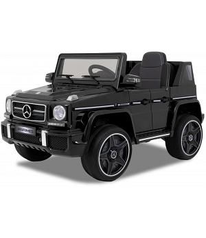 MERCEDES G63 12V, NEGRO, PUERTAS BAJAS, MANDO RC PARENTAL, FULL OPTION - KI-G63B