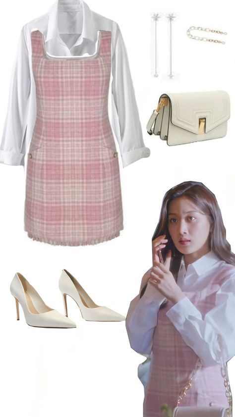 Im Ju Kyung Outfit, Ju Kyung True Beauty Outfits, K Drama Dress, Lim Ju Kyung Outfit, True Beauty Outfits Drama, True Beauty Lim Ju Kyung, Ju Kyung True Beauty, Softie Style, K Drama Outfits