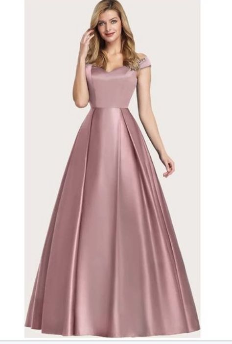 Cap Sleeve Evening Gowns, Beautiful Evening Dresses, Burgundy Prom Dress, Womens Prom Dresses, Princess Ball Gowns, Ever Pretty, Gowns Prom, Maxi Dress Prom, Satin Prom Dress