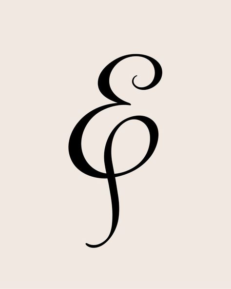 Letter E Nail Design, Letter E Initial Tattoo, S Script Letter, Letter E Design Logo, Letter E Nails, E Letter Design Fonts, Letter A Font Design, E In Different Fonts, E S Monogram