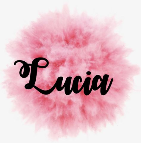 Lucia Name, Name Design, Design