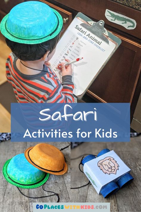 Wild Animal Kindergarten Activities, Preschool Explorer Theme Activities, Safari Learning Activities, Safari Outdoor Activities, Safari Activities For Preschool Free Printable, Safari Theme For Preschool, Savannah Preschool Activities, Safari Science Activities Preschool, Jungle Week Activities