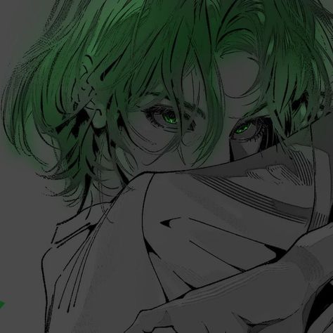 Green Hair, A Drawing, An Anime, Mbti, Twitter, Green, Hair, Anime