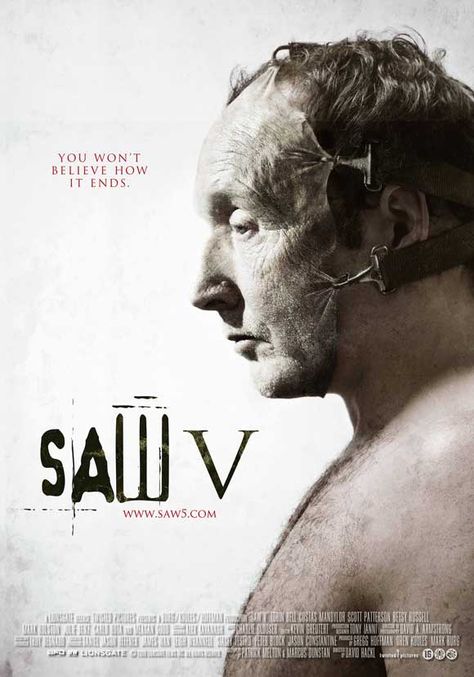 Saw 5, #peliculas Betsy Russell, Saw V, Scott Patterson, Julie Benz, Danny Glover, Tv Horror, Film Horror, Tv Program, Dark And Twisted