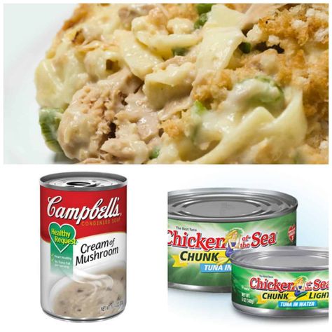 Campbells Tuna Noodle Casserole, Tuna Noodle Casserole Easy, Classic Tuna Noodle Casserole, Easy Mushroom Soup, Company Recipes, Weight Watchers Casserole, Tuna Noodle Casserole Recipe, Tuna Casserole Easy, Campbells Soup Recipes