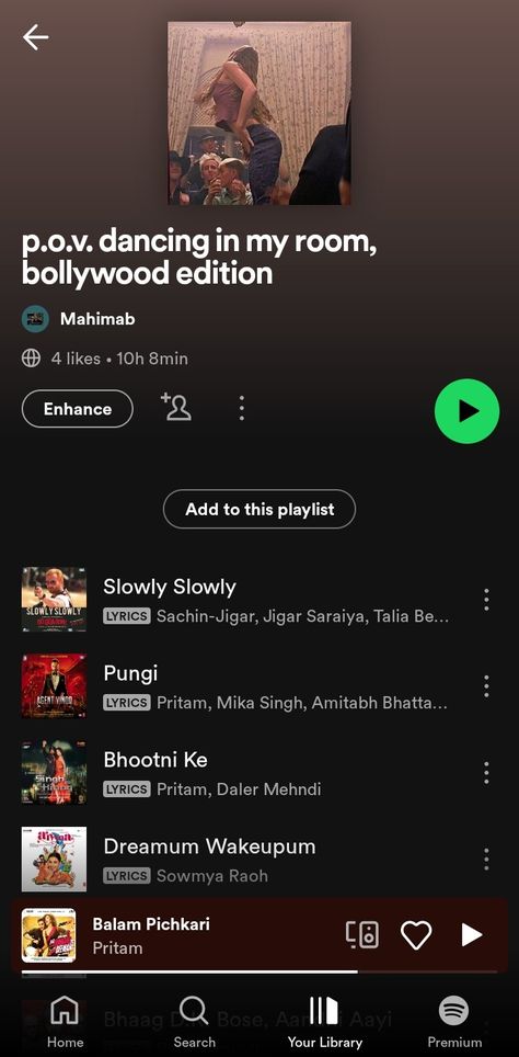 Dancing playlist spotfiy bollywood spotify recommendations party songs club songs Dance Playlist Names, Bollywood Playlist Names, Desi Playlist, Spotify Bollywood, Bollywood Playlist, Dancing Playlist, Spotify Recommendations, Ig Songs, Song Recs