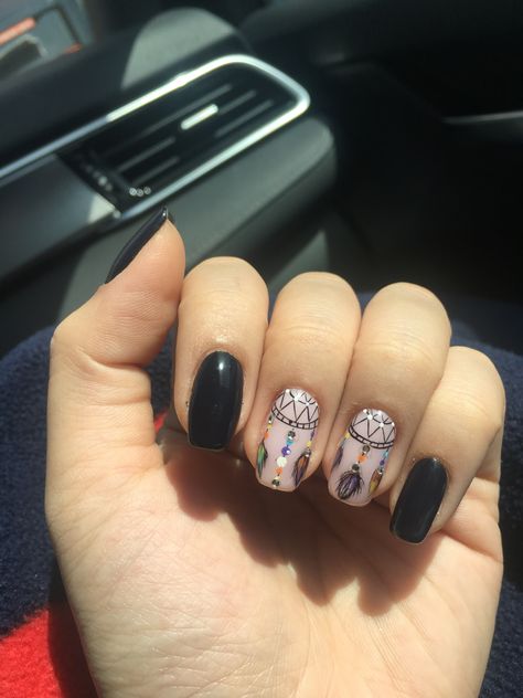 Dream Catcher Pictures, Dream Catcher Nail Art, Dream Catcher Nails, Art Nail Designs, Almond Acrylic, Manicure Nail Art, Almond Acrylic Nails, Toe Nail Designs, Holiday Nails