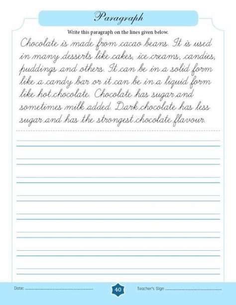 Cursive Alphabet Handwriting Practice, English Cursive Writing Practice, Cursive Paragraph, Cursive Handwriting Practice Printable, English Cursive Writing Worksheets, Cursive Writing Paragraph, Paragraph In Cursive Writing, Hand Writing Practice Paragraph, Cursive Sentence Practice Worksheets