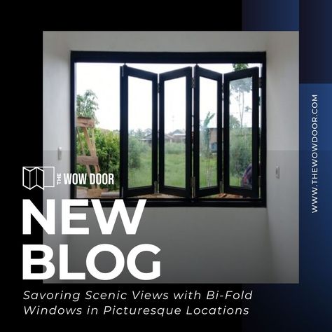 Bi-fold windows are architectural marvels that seamlessly integrate indoor and outdoor spaces, framing the beauty surrounding your home. Bi-fold windows create uninterrupted, unobstructed, scenic views that transform your home. Our blog delves into how bi-fold windows can help you savor those views. Read it here: https://thewowdoor.com/savoring-scenic-views-with-bi-fold-windows-in-picturesque-locations/. Folding Windows Indoor Outdoor, China Apartment, Bifold Windows, Folding Windows, Patio Windows, Juliette Balcony, Budget Patio, Bedroom Windows, Indoor Outdoor Living