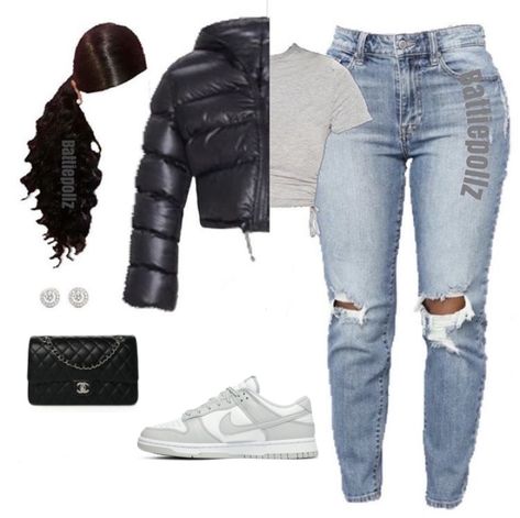 Chill Dunk Outfit, Dope Swag Outfits Winter, Dunk Outfits, Dope Swag Outfits, Dope Swag, Teen Swag Outfits, Classy Winter Outfits, Clueless Outfits, Fasion Outfits