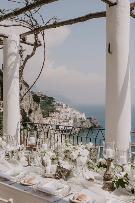 Wedding Lunch, Italy Amalfi, Destination Wedding Welcome Bag, Amalfi Italy, Coast Dress, Amalfi Coast Wedding, Europe Wedding, Wedding Venues Beach, Wedding Welcome Bags