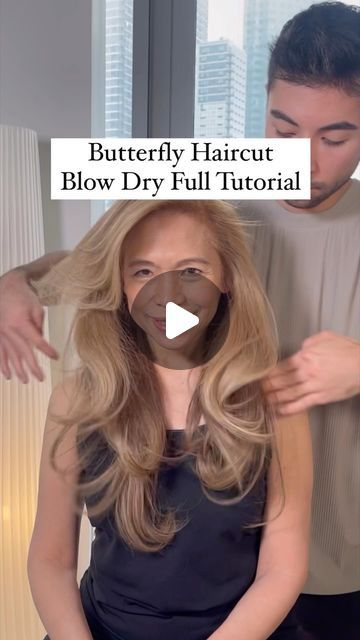 Blow Dry Techniques, Section Hair For Blow Drying, Simple Blow Dry Hairstyles, Refresh Blowout Hair, Blow Dry Tutorial Videos, Blow Dry Butterfly Haircut, How To Blowdry Layers, How To Blow Dry Long Layered Hair, Easy Blowout Tutorial