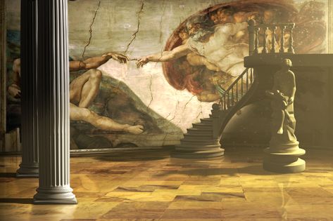 Ancient Wallpaper, Medieval Paintings, Underwater Painting, Rennaissance Art, Architecture Wallpaper, Background Images Wallpapers, Art Wallpaper Iphone, Painting Wallpaper, Desktop Wallpapers