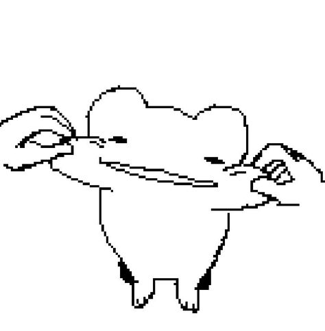 Squishy Cheeks, Pixel Art, Doodles, Art